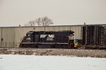 NS GP38-2 Locomotive in the yard